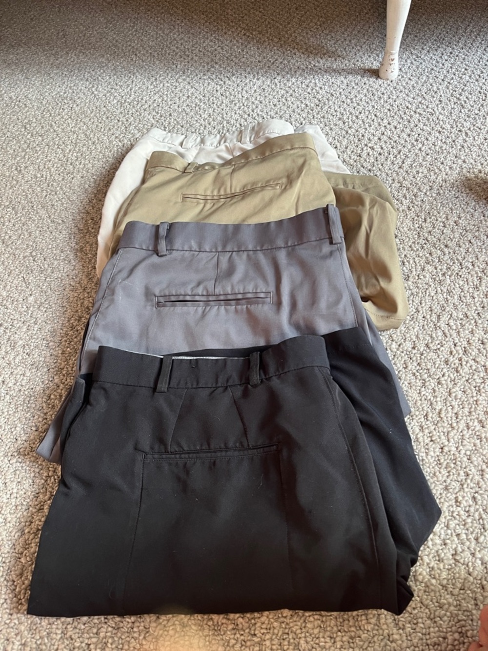Nike Men's Flat Front Shorts in Black, Gray & Tan